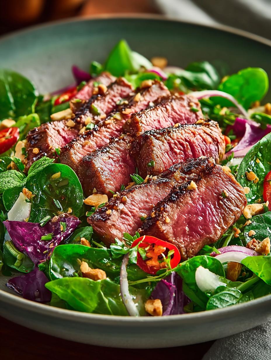 Thai Steak Salad: 5 Bold Flavors You Can't Resist - Steak Salad with Thai - main visual representation