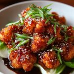 Sticky Crispy Sesame Cauliflower