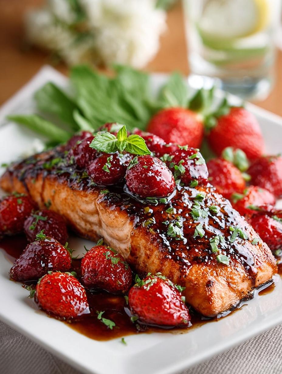 Strawberry Balsamic Glazed Salmon: 5 Flavorful Tips - Strawberry Balsamic Glazed Salmon - main visual representation