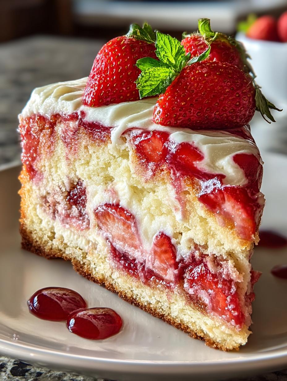 Strawberry Earthquake Cake: 5 Reasons to Indulge - Strawberry Earthquake Cake - additional detail