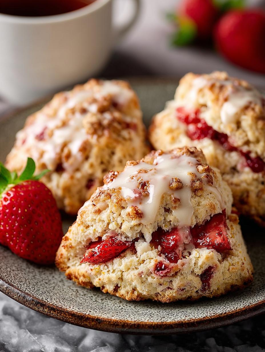 Strawberry Scones with Streusel: 5 Irresistible Tips 6 Strawberry Scones with Streusel: 5 Irresistible Tips - Strawberry Scones with Streusel - additional detail