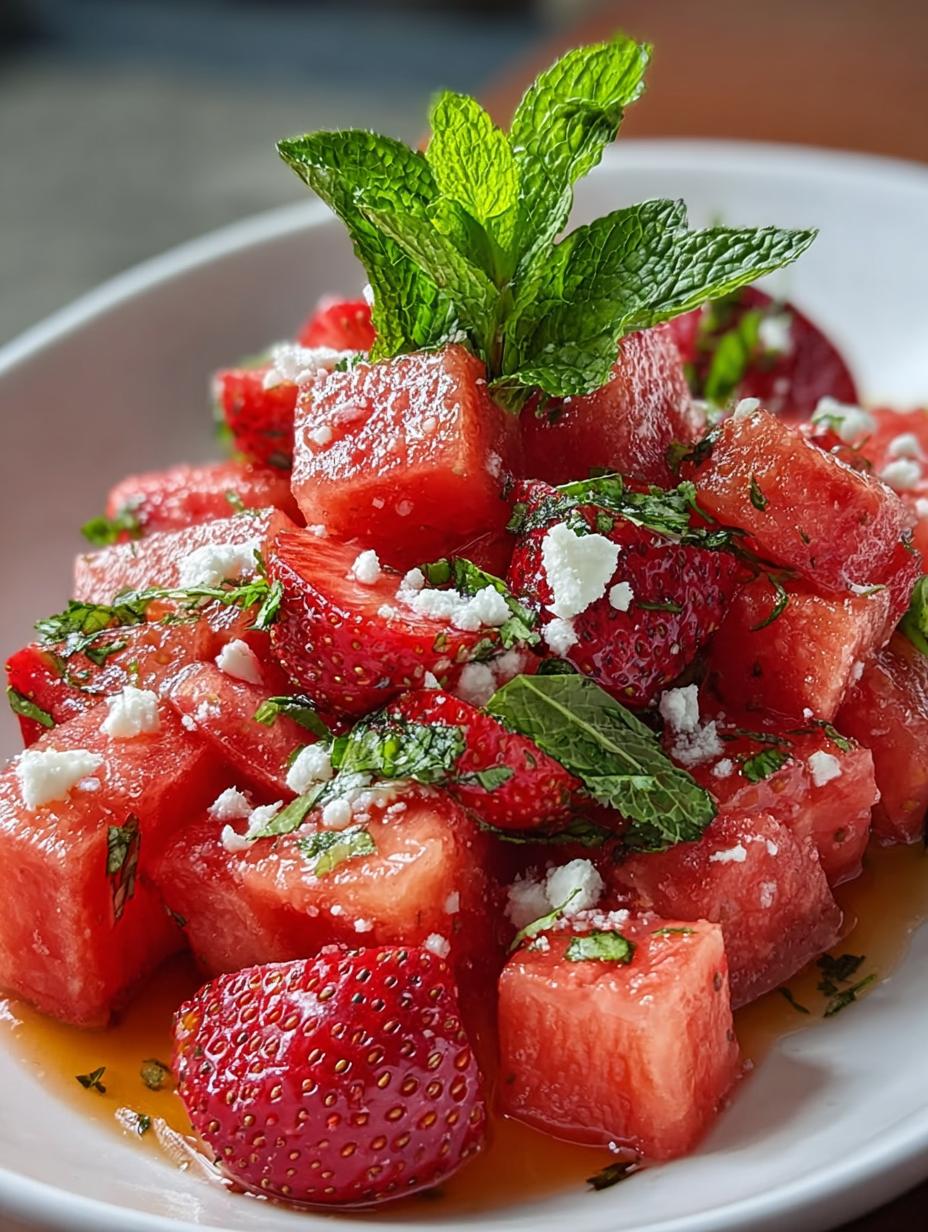Strawberry Watermelon Salad: 7 Refreshing Variations - Strawberry Watermelon Salad - main visual representation