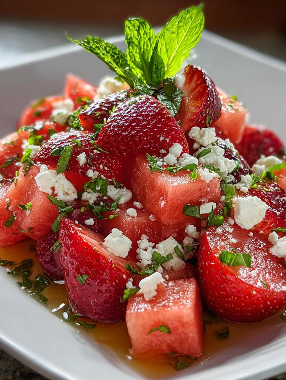 Strawberry Watermelon Salad: 7 Refreshing Variations - Strawberry Watermelon Salad - additional detail