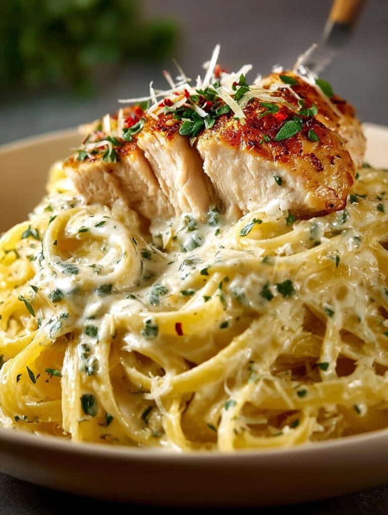 Tasty Pot Chicken Alfredo