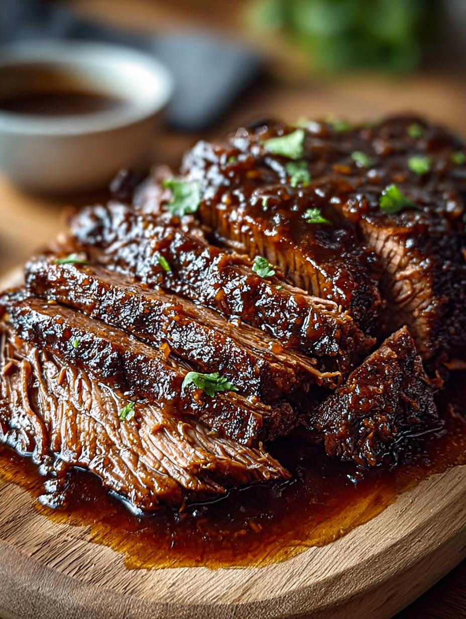Tender Caramelized Pulled Beef