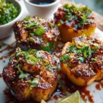 Teriyaki Pineapple Chicken Stuffed