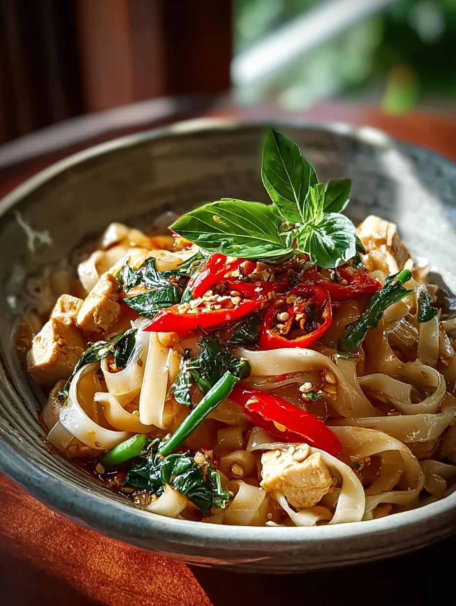 Thai Drunken Noodles: 5 Bold Flavors You Can't Resist - Thai Drunkennoodles - main visual representation