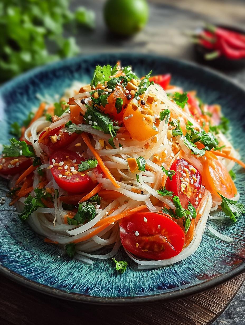 Thai Papaya Salad: 7 Spicy Secrets to Delight You - Thai Papaya Salad - main visual representation