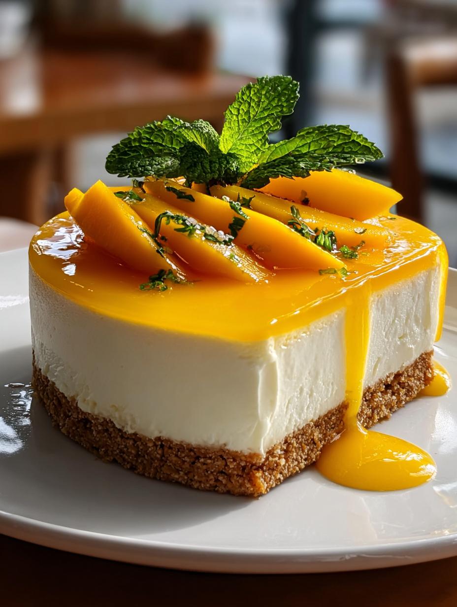 Tropical Mango Cheesecake For a Delightful Summer Treat - Tropical Mango Cheesecake For - additional detail