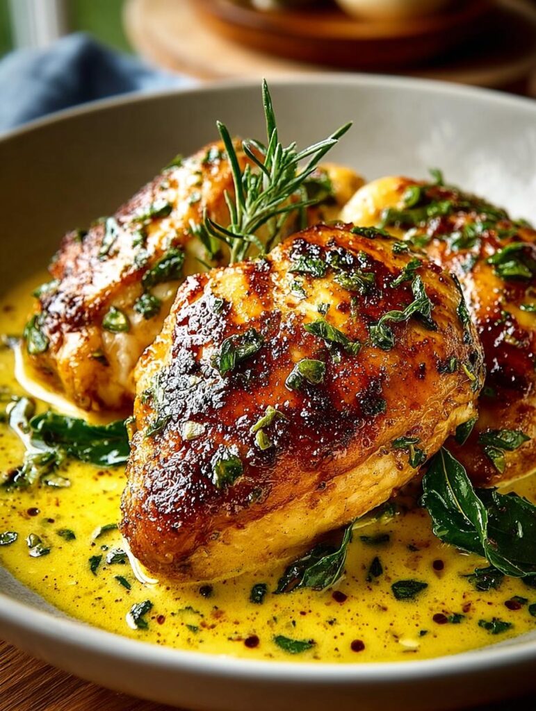 Tuscan Chicken with Saffron