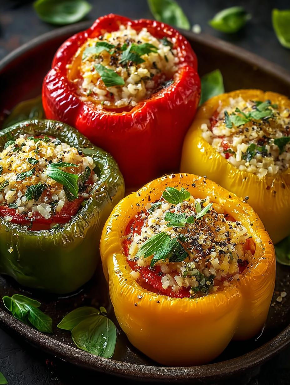 Vegetarian Stuffed Bell Peppers: 7 Flavorful Creations - Vegetarian Stuffed Bell Peppers - additional detail