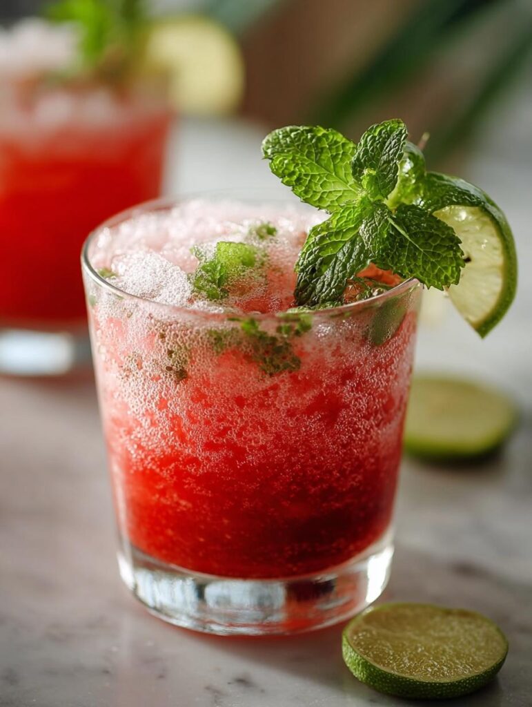 Watermelon Mint Mocktail