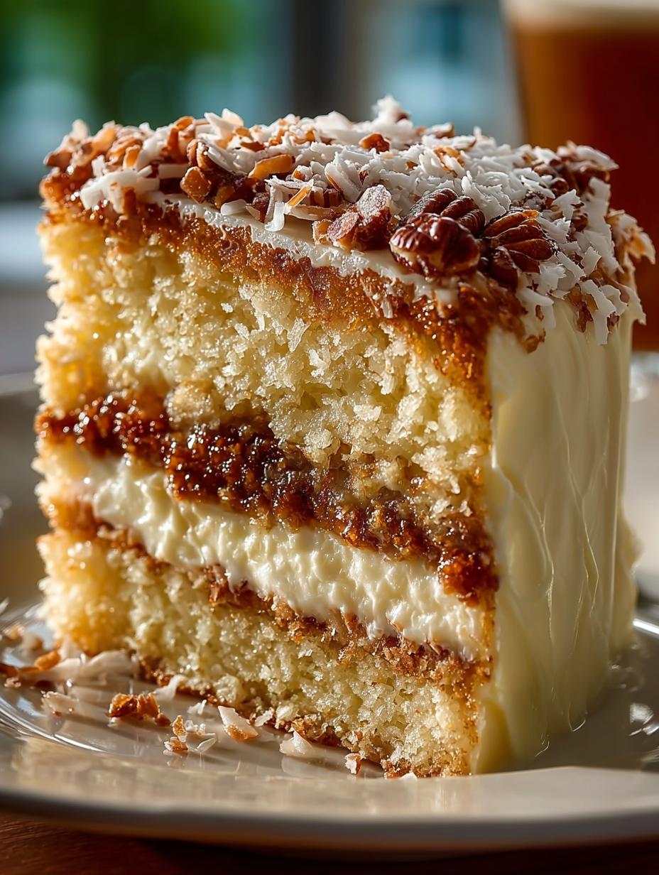 White German Chocolate Cake: 5 Irresistible Layers - White German Chocolate Cake - main visual representation