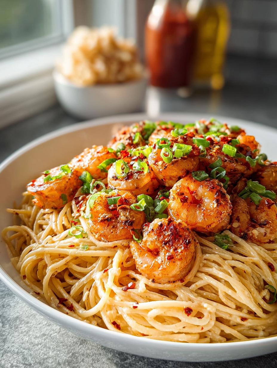 Bang Bang Shrimp Pasta