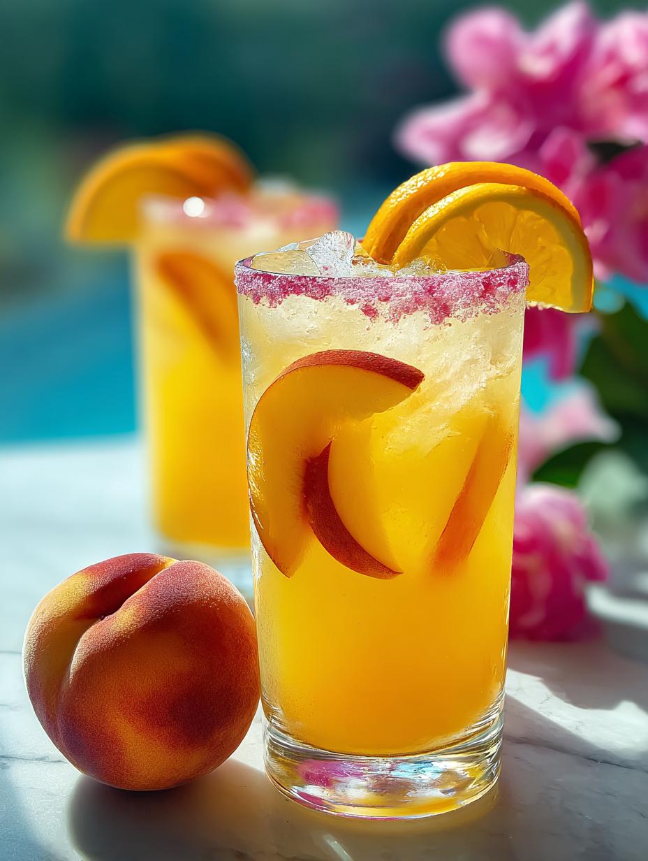 Beach Peach Lemonade: 7 Refreshing Sips for Summer - Beach Peach Lemonade - additional detail