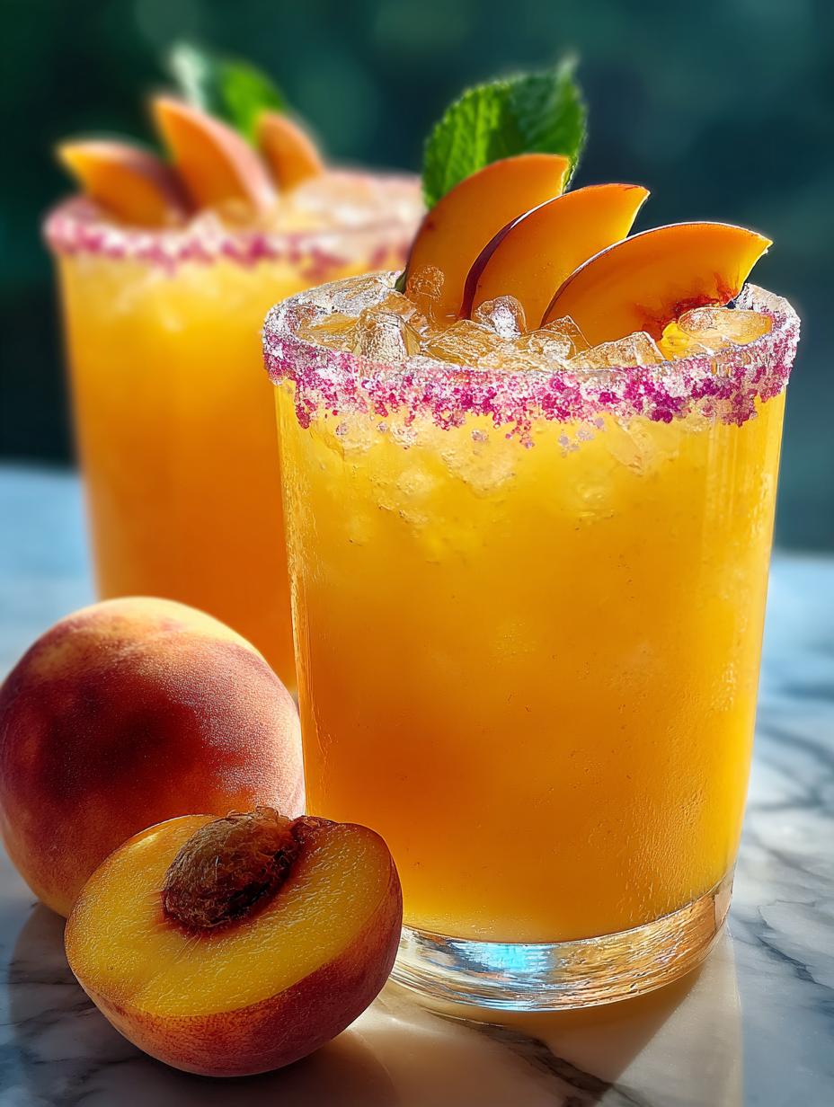 Beach Peach Lemonade: 7 Refreshing Sips for Summer - Beach Peach Lemonade - additional detail