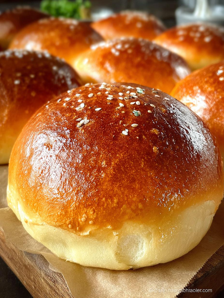 Bread Machine Brioche Hamburger
