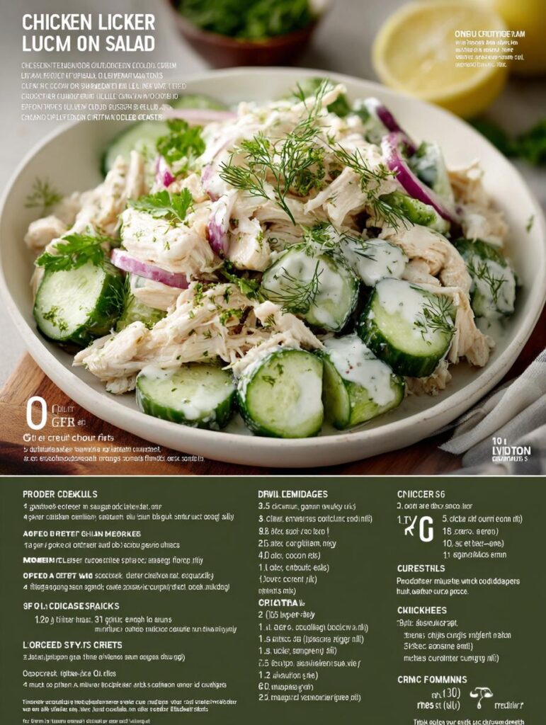 Chicken Cucumber Salad