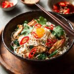Chicken Rice Noodle Stir