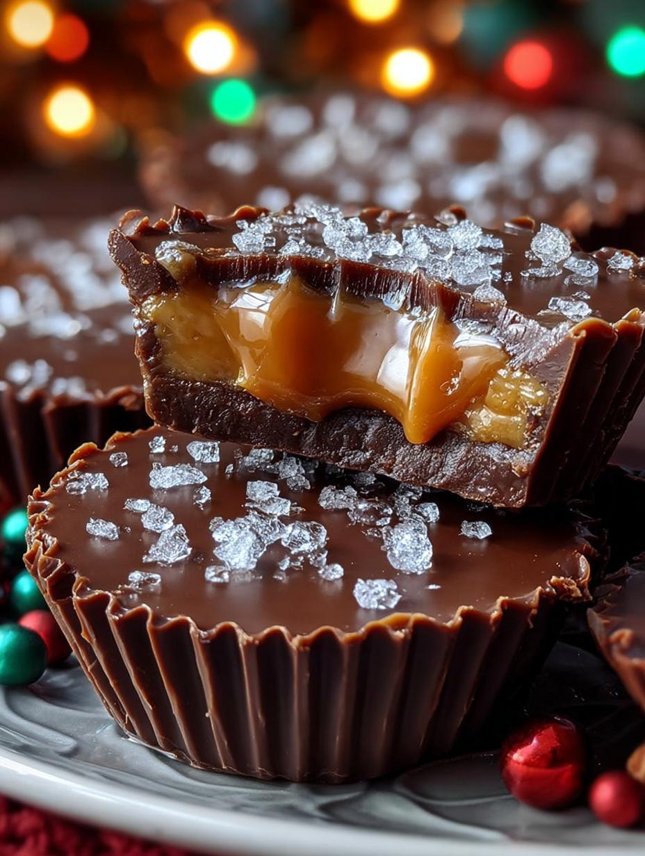 Christmas Chocolate Caramel Cups: 5 Irresistible Secrets - Christmas Chocolate Caramel Cups - main visual representation