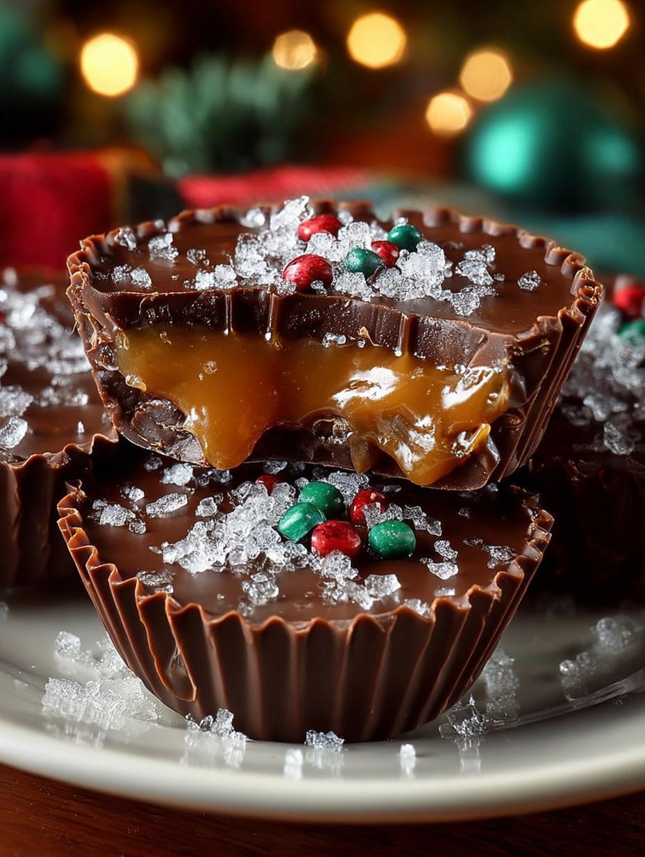 Christmas Chocolate Caramel Cups: 5 Irresistible Secrets - Christmas Chocolate Caramel Cups - additional detail
