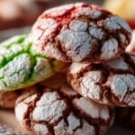 Christmas Crinkle Cookies