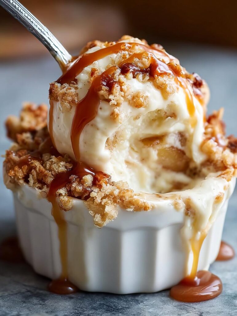 Churn Caramel Apple Crisp