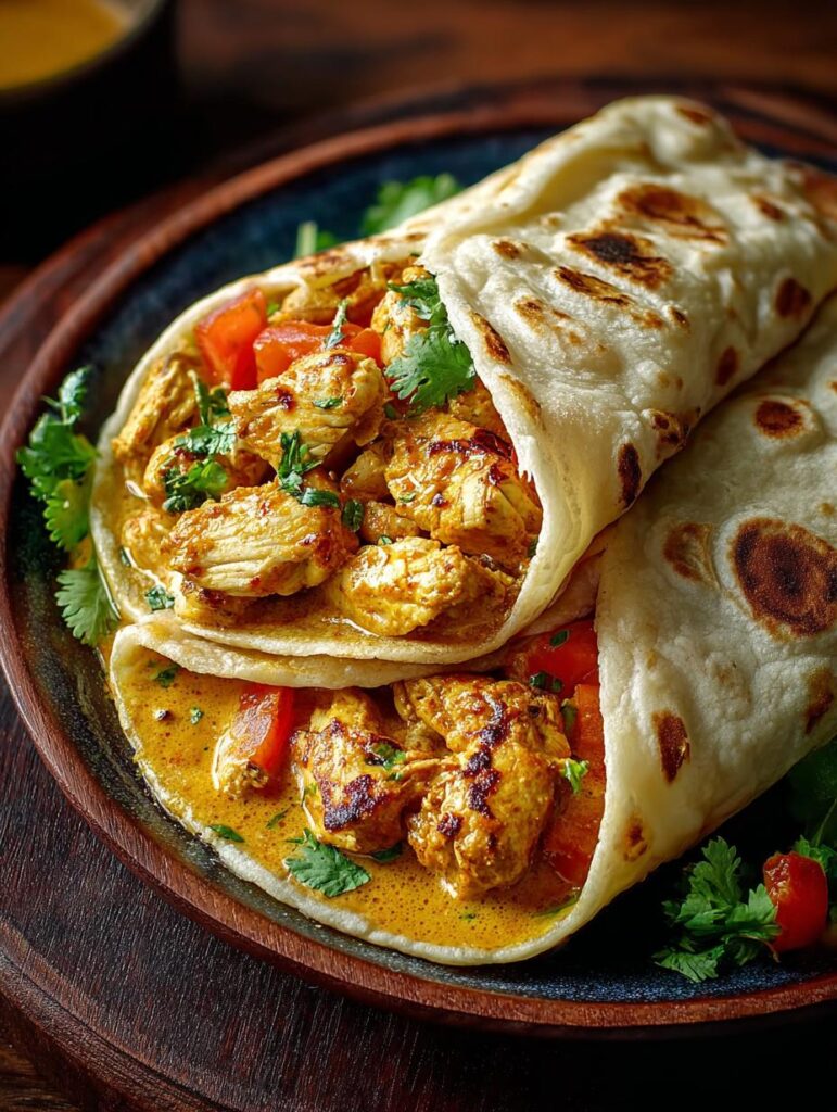 Curry Chicken Roti