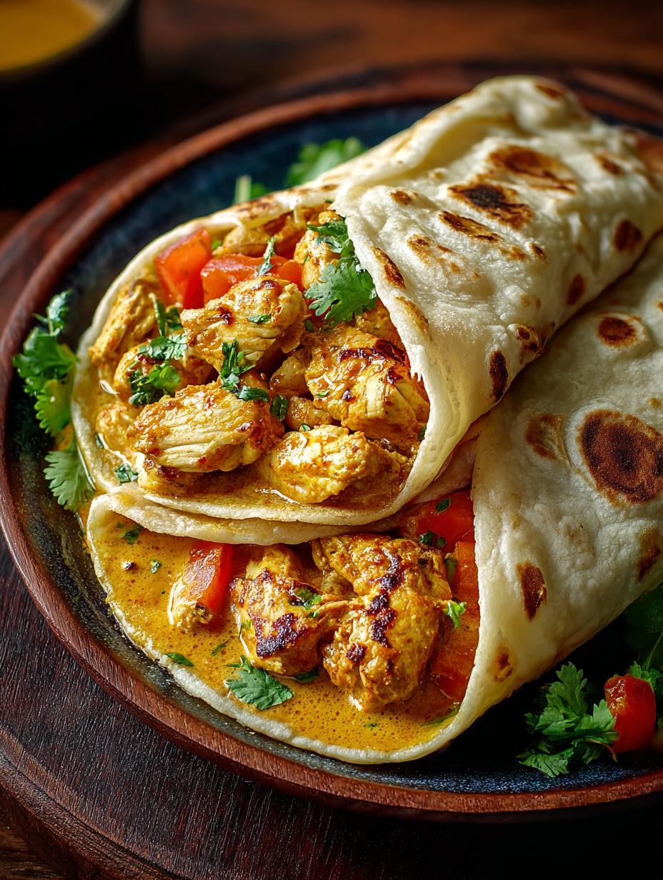Curry Chicken Roti