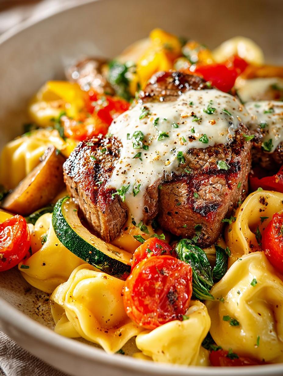 Garlic Parmesan Steak Tortellini: 5 Irresistible Secrets - Garlic Parmesan Steak Tortellini - main visual representation