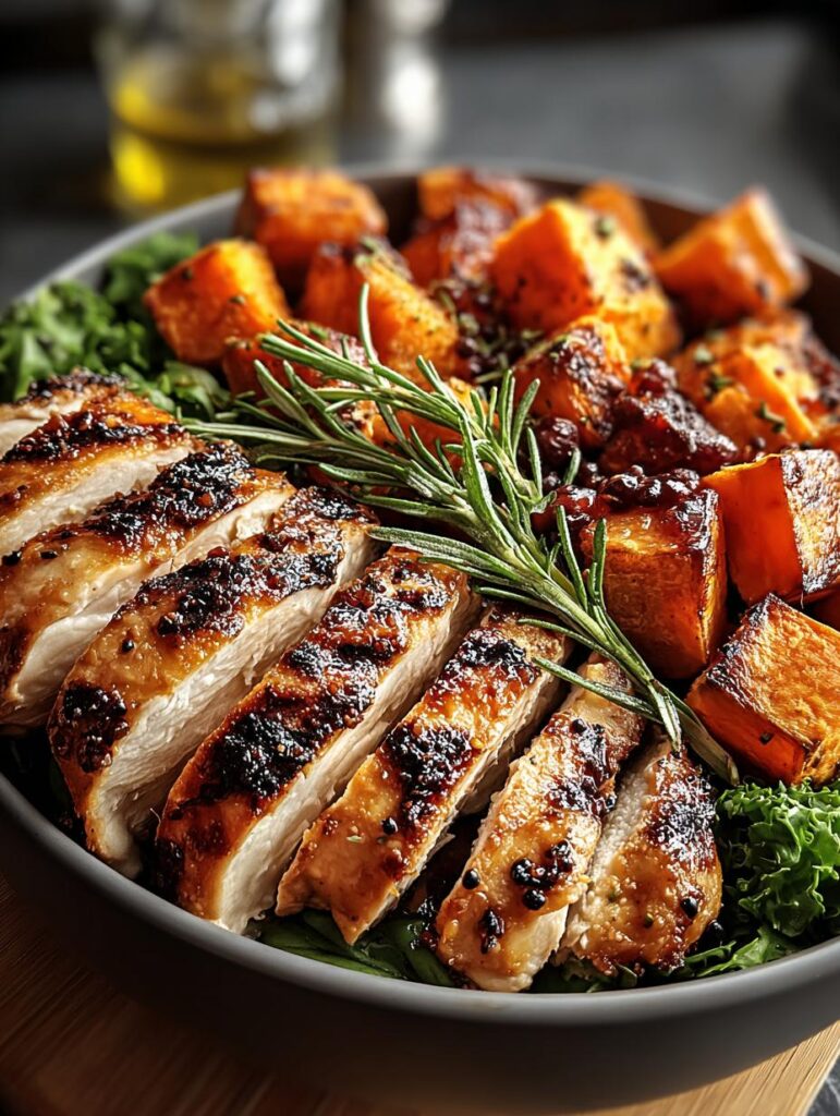 Grilled Chicken Sweet Potato