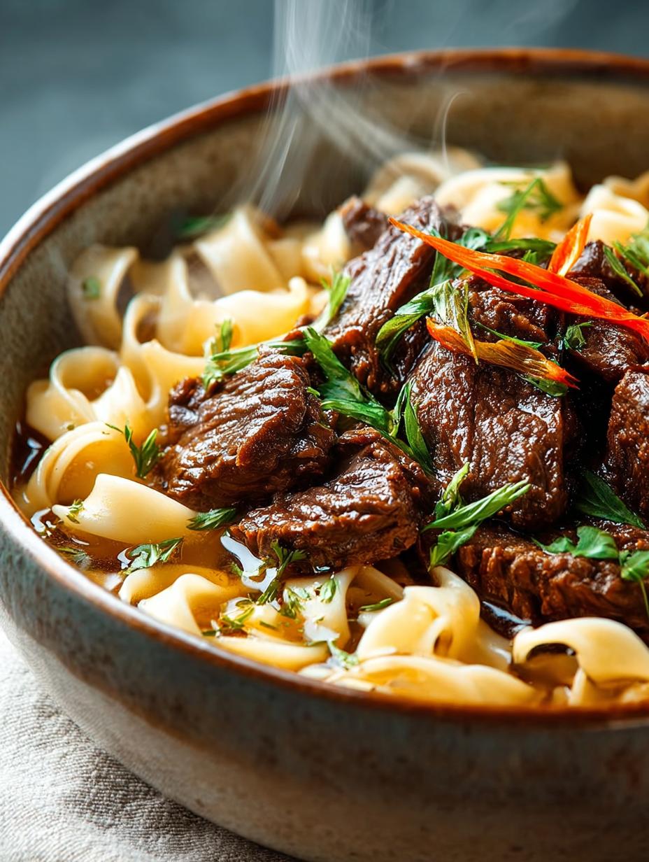 Homestyle Beef Noodles: 5 Steps to Comfort Food - Homestyle Beef Noodles - additional detail