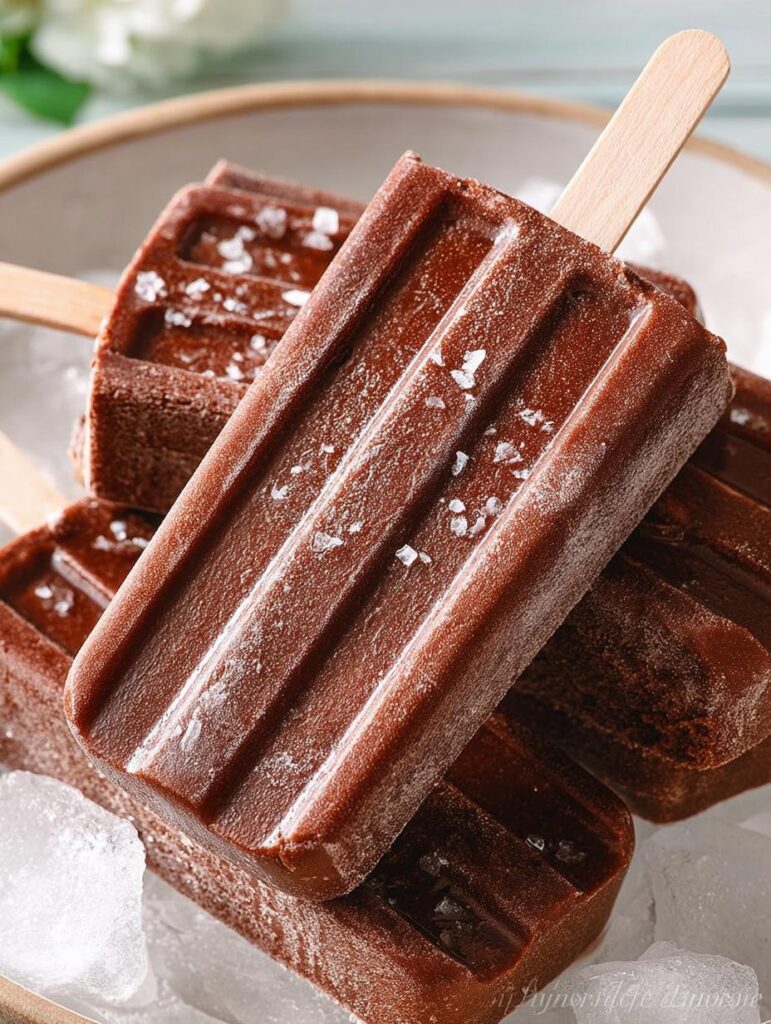 Ingredient Chocolate Fudge Popsicles