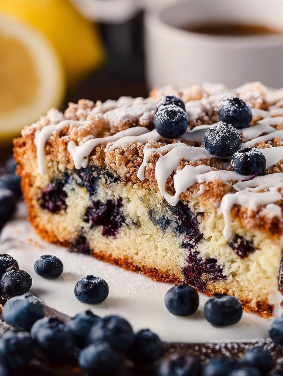 Lemon Blueberry Coffee Cake: 5 Reasons to Love It - Lemon Blueberry Coffee Cake - additional detail