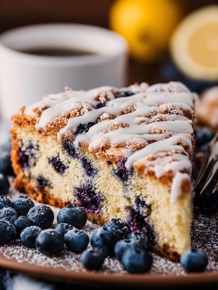 Lemon Blueberry Coffee Cake
