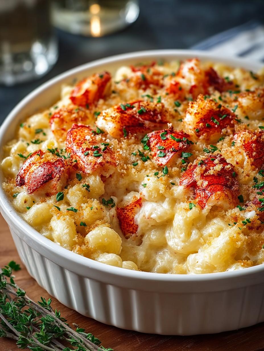 Mortons Lobster Mac Cheese