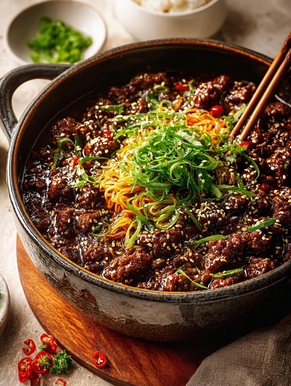 One Pot Mongolian Beef: 5 Steps to Savory Bliss - One Pot Mongolian Beef - additional detail