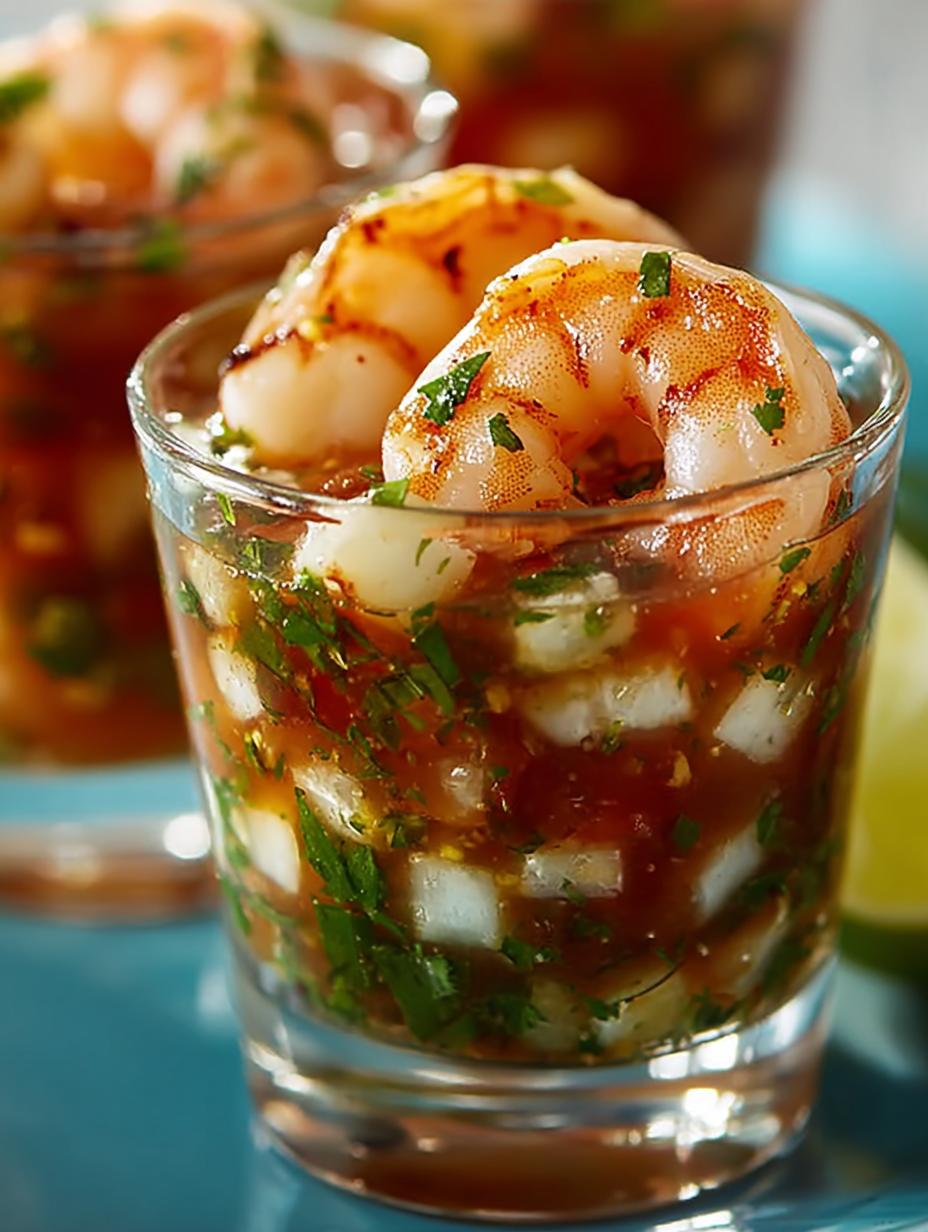 Patriotic Shrimp Cocktail Shooters for Your Celebration - Patriotic Shrimp Cocktail Shooters - additional detail
