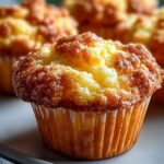 Peach Cobbler Muffins