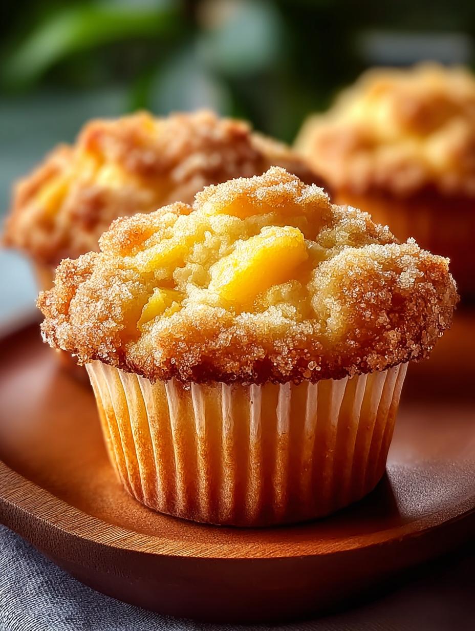 Peach Cobbler Muffins: 5 Irresistibly Delicious Ways - Peach Cobbler Muffins - additional detail