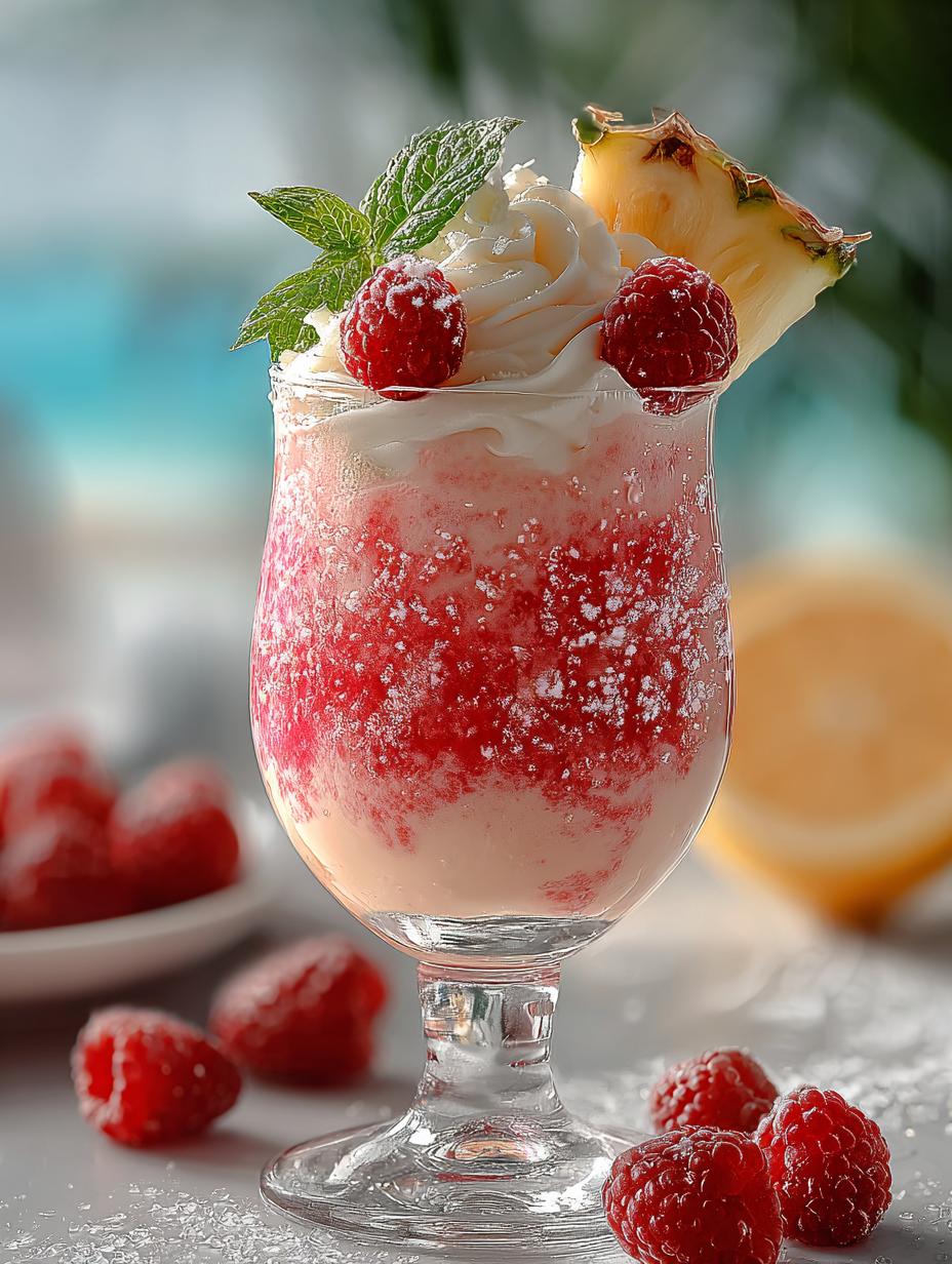 Raspberry Colada Twist: 5 Steps to a Refreshing Delight - Raspberry Colada Twist - additional detail
