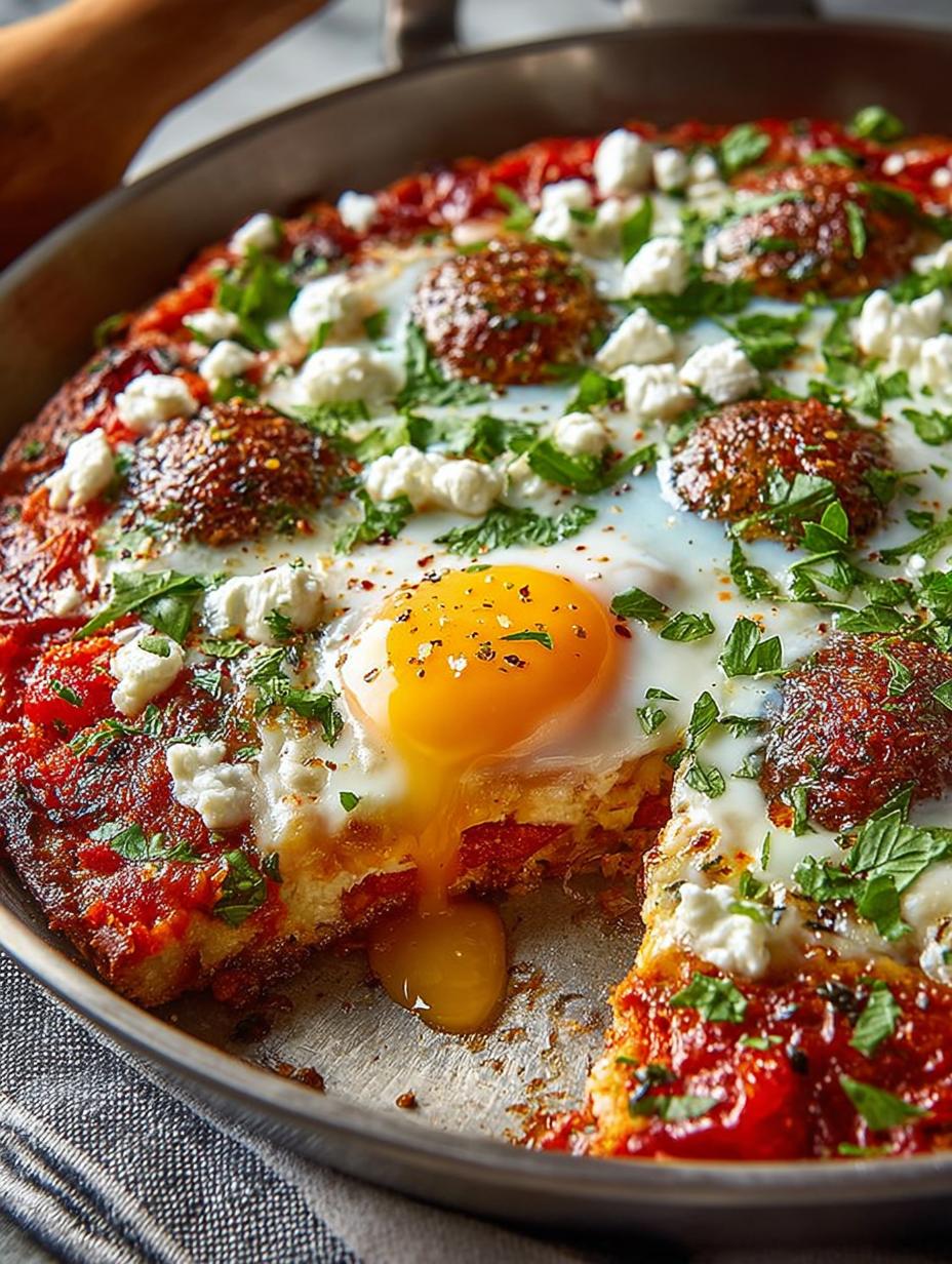 Shakshuka Pizza with Zaatar: 5 Irresistible Flavors - Shakshuka Pizza with Zaatar - main visual representation
