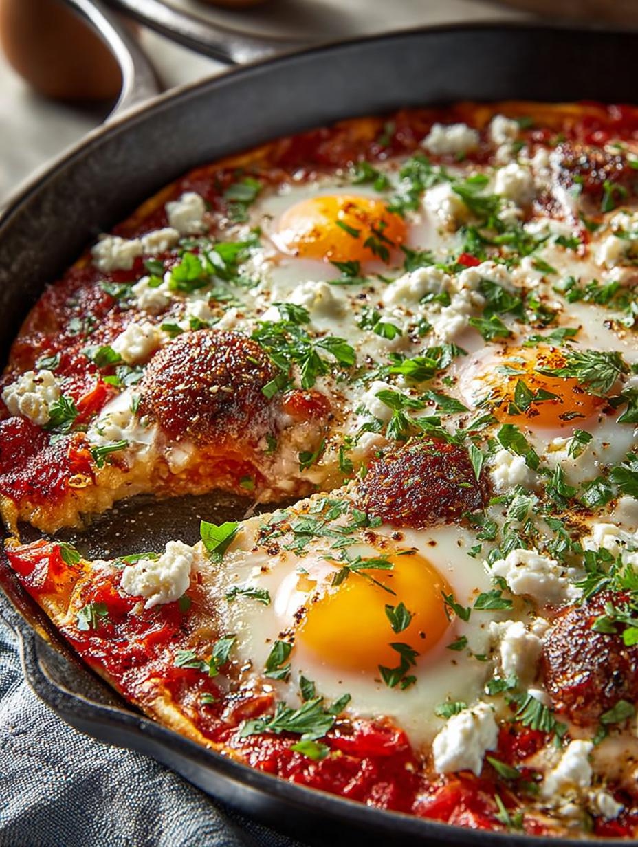 Shakshuka Pizza with Zaatar: 5 Irresistible Flavors - Shakshuka Pizza with Zaatar - additional detail