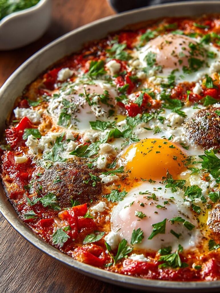Shakshuka Pizza with Zaatar