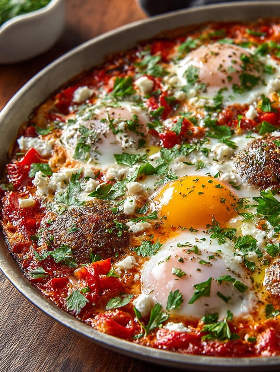Shakshuka Pizza with Zaatar