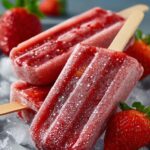 Strawberry Popsicles
