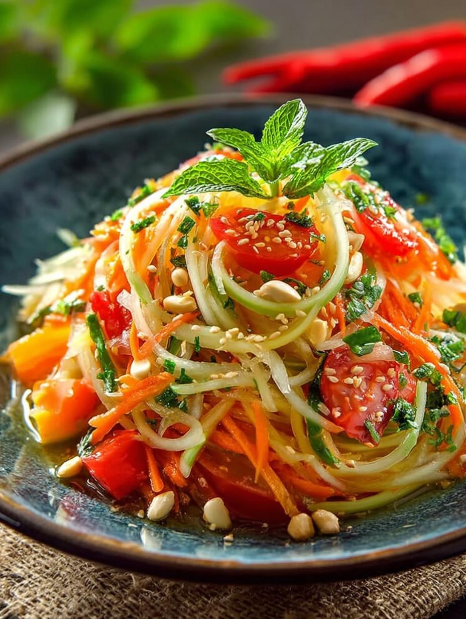 Thai Papaya Salad: 5 Bold Flavors You Must Try - Thai Papaya Salad - main visual representation
