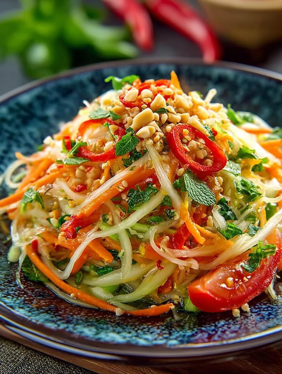 Thai Papaya Salad: 5 Bold Flavors You Must Try - Thai Papaya Salad - additional detail