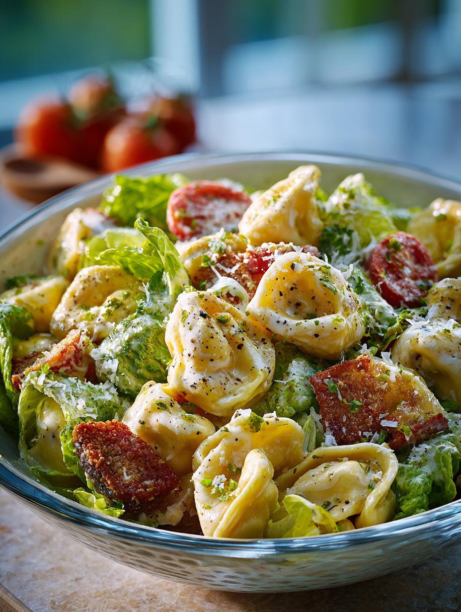 Tortellini Caesar Salad: 5 Ways to Elevate Your Meal - Tortellini Caesar Salad - additional detail