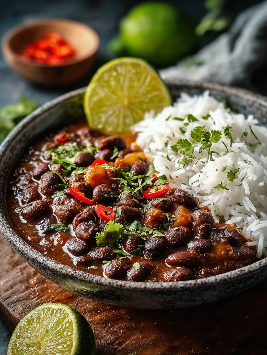 Vegan Black Bean Curry: 5 Ingredients for Pure Bliss - Vegan Black Bean Curry - main visual representation